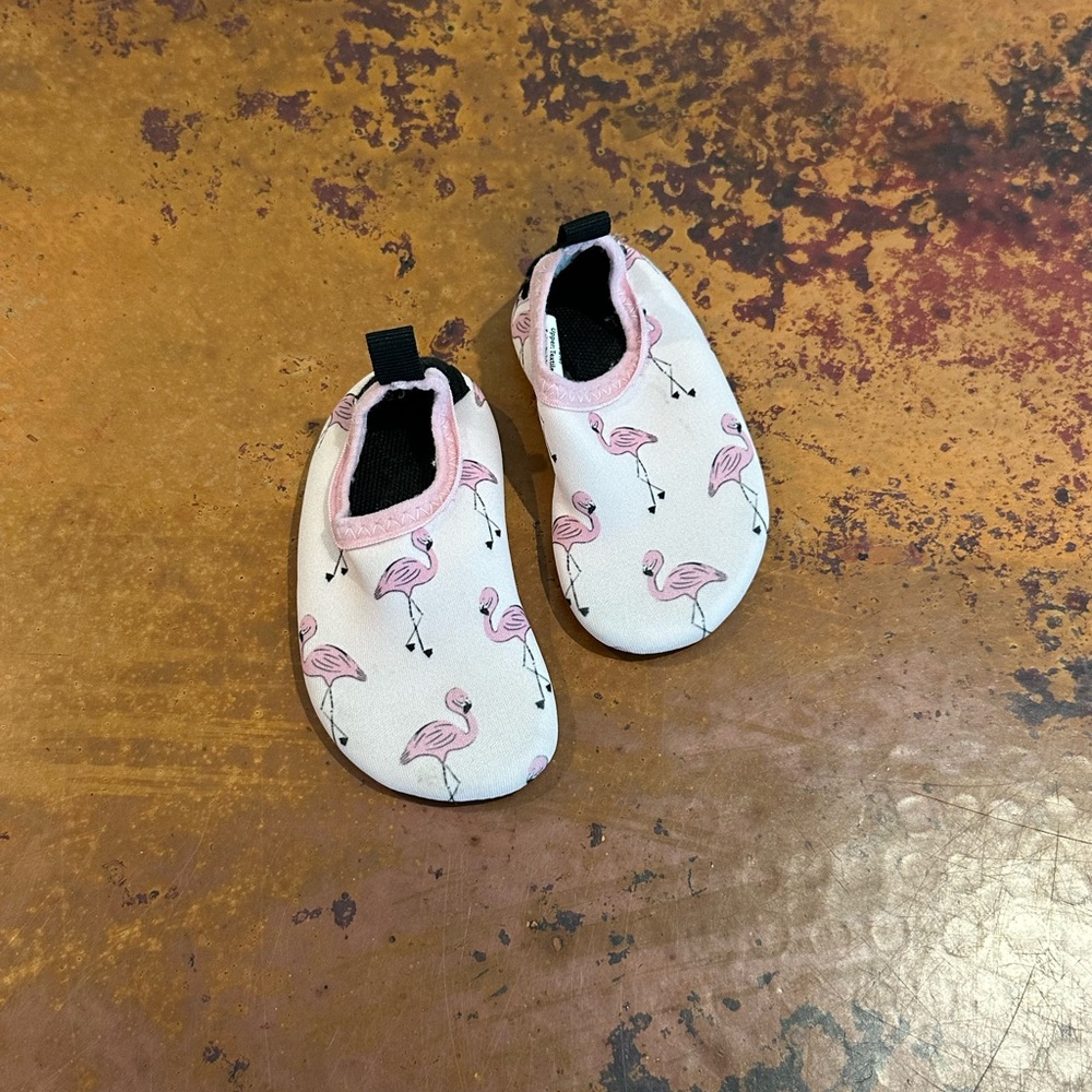 Pink Flamingo Kids Water Shoes